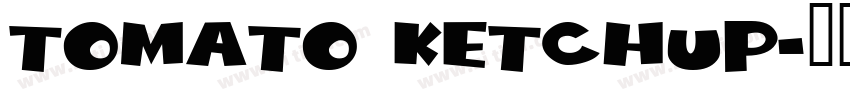 Tomato Ketchup字体转换